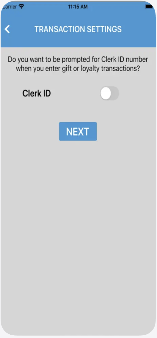 Clerk ID Decision screenshot<br />
