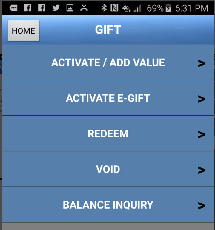 Activate Gift Card Screenshot